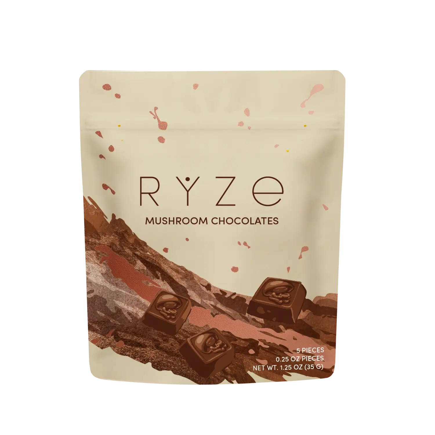 RYZE Mushroom Chocolates Rye (5 pieces)
