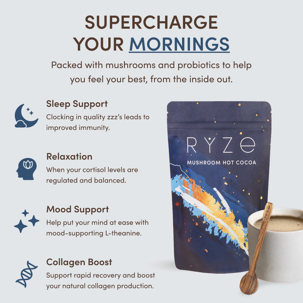 RYZE RYZE Nighttime Mushroom Cocoa Starter Bag