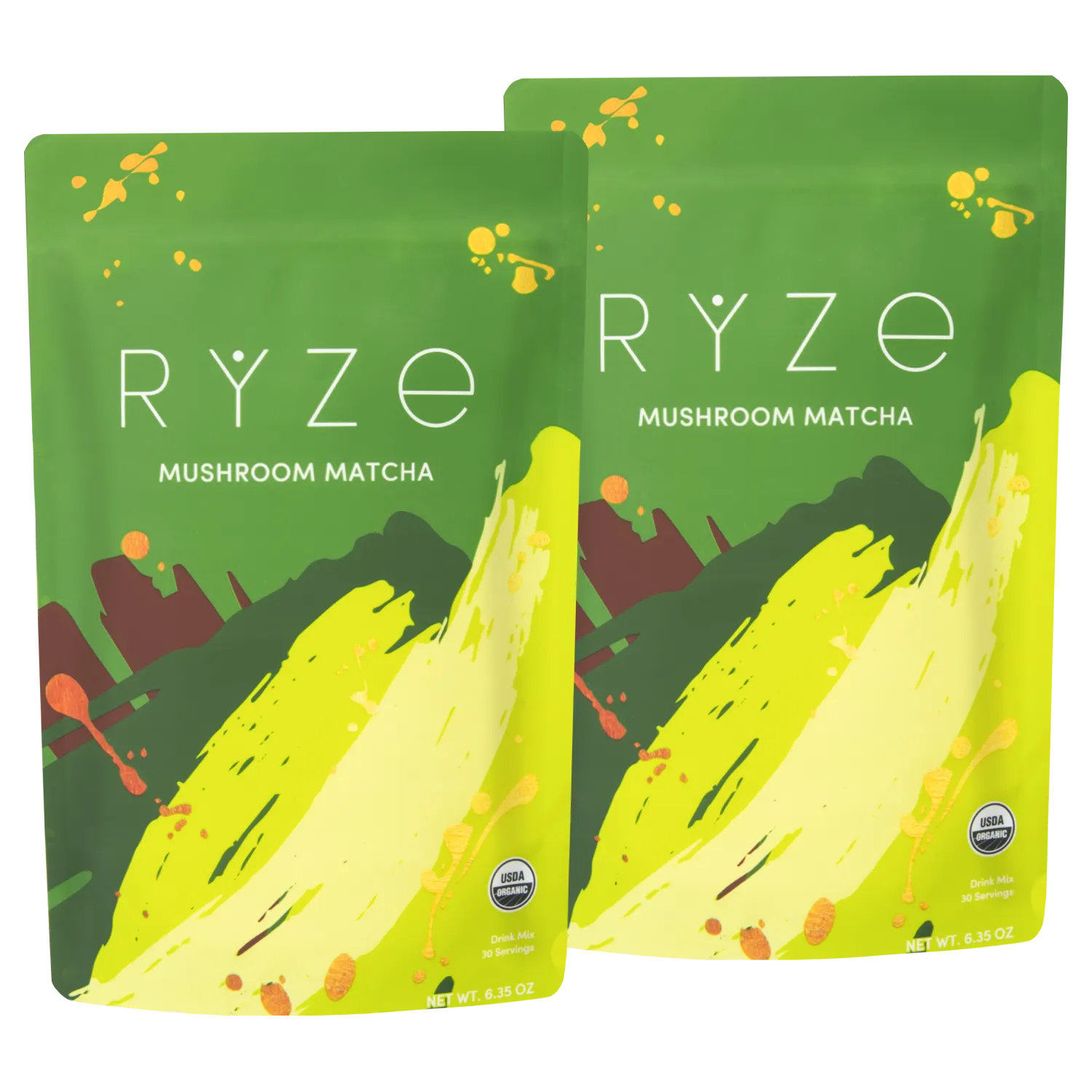 RYZE Mushroom Matcha Starter Kit: 60 servings