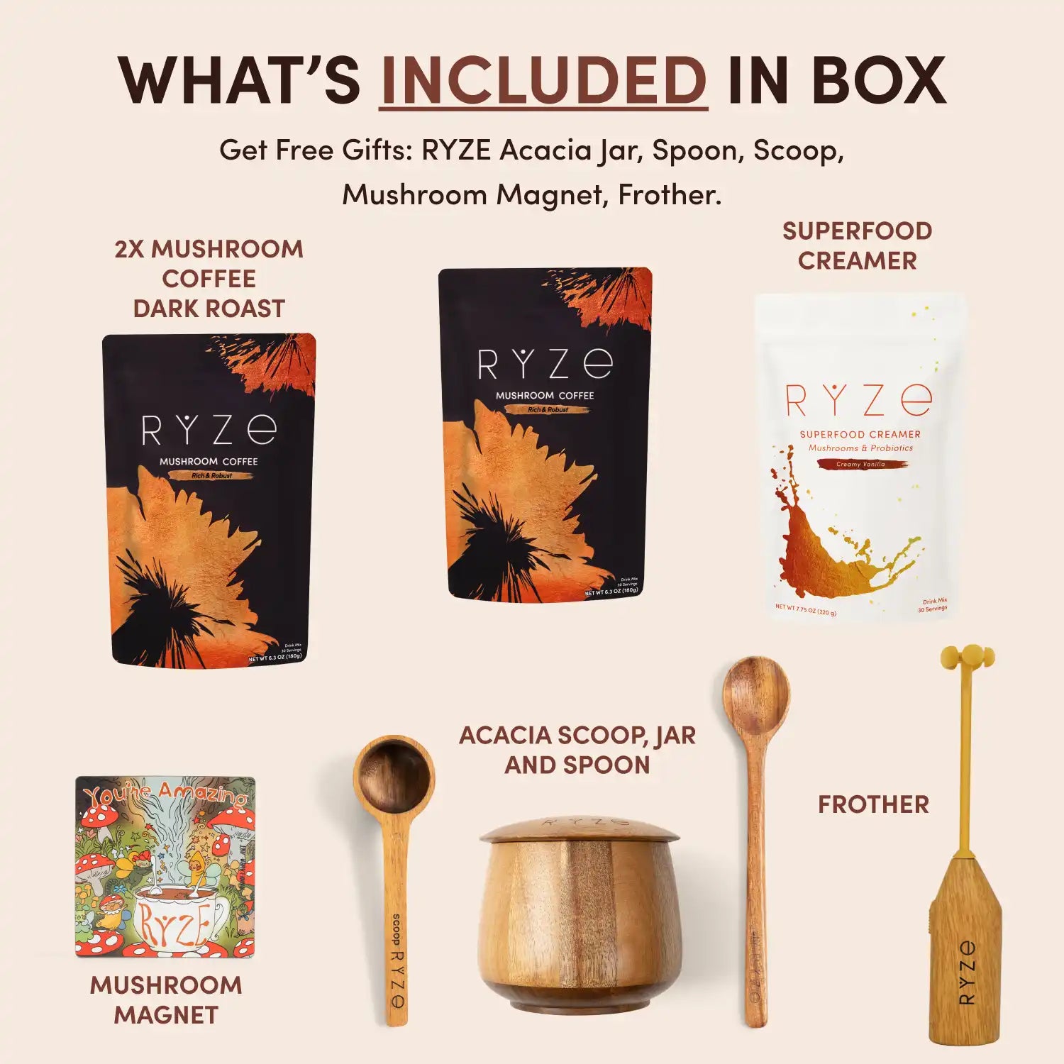 RYZE Mushroom Coffee Ritual Set